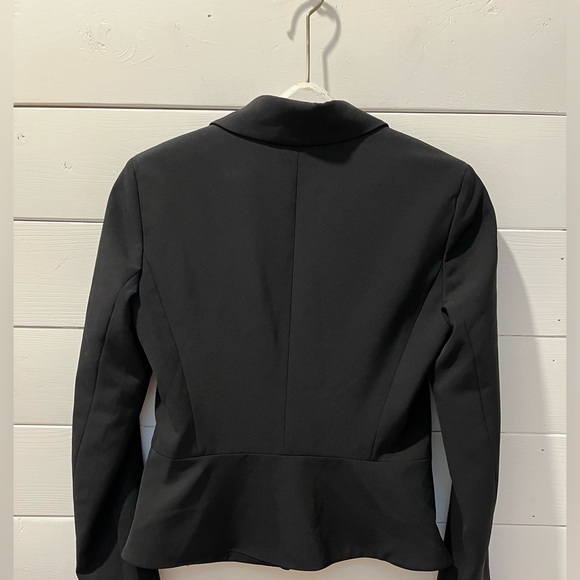🖤BANANA REPUBLIC - Black Fitted Blazer - Size 4 - Picture 6 of 8